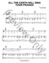 All the Earth Will Sing Your Praise piano sheet music cover